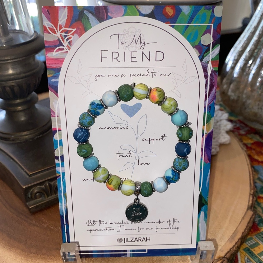 Colorful Artisan Beaded Friendship Bracelet 
Giftable - Picture 2 of 9